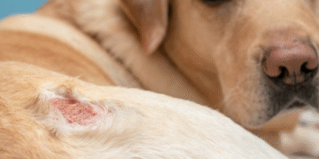 Hautkrankheit bei Tieren